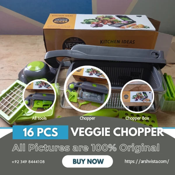Vegetable slicer 16 in 1