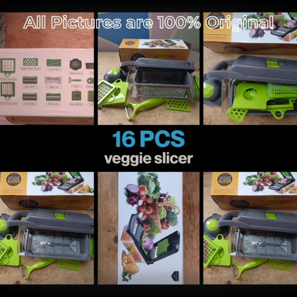 Vegetable slicer 16 in 1